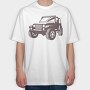 Off Road 2, Tricou Oversize Barbati (Unisex)