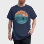 Waves Sunset, Tricou Barbati (Unisex)