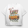 Vacay Mode, Tricou Oversize Barbati (Unisex)