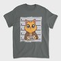 Mugshot Cat, Tricou Barbati (Unisex)