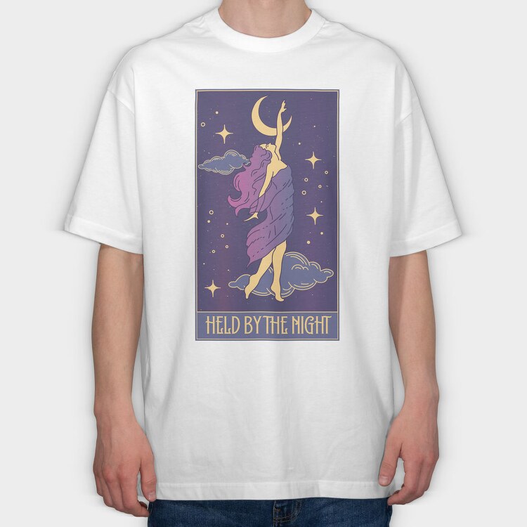 Night Woman Whimsigoth, Tricou Oversize Barbati (Unisex)