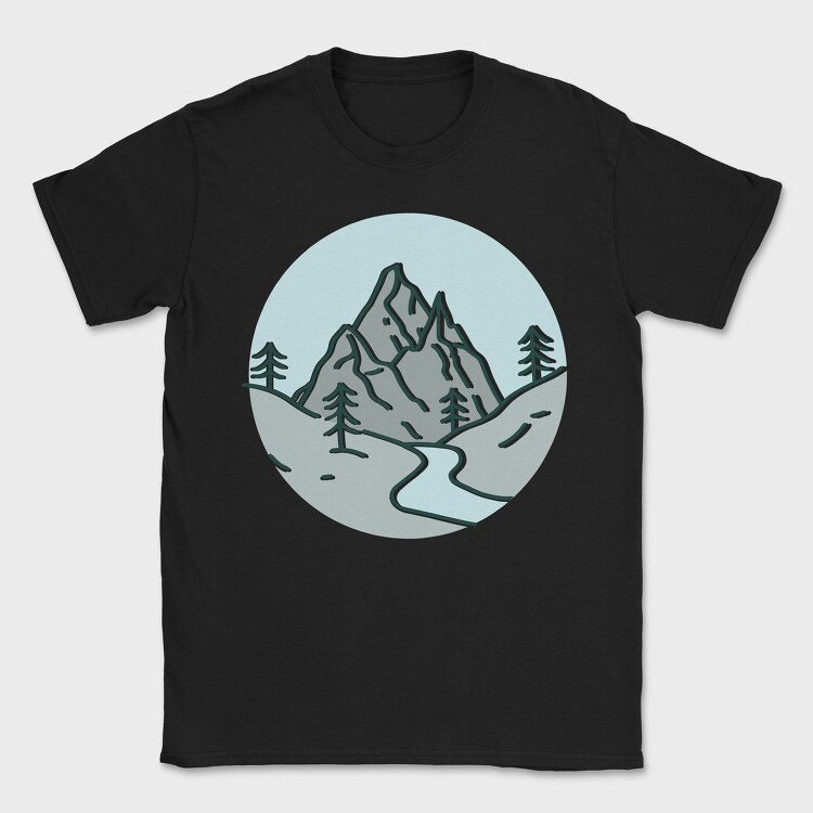 Nature Scenery 1, Tricou Barbati (Unisex)