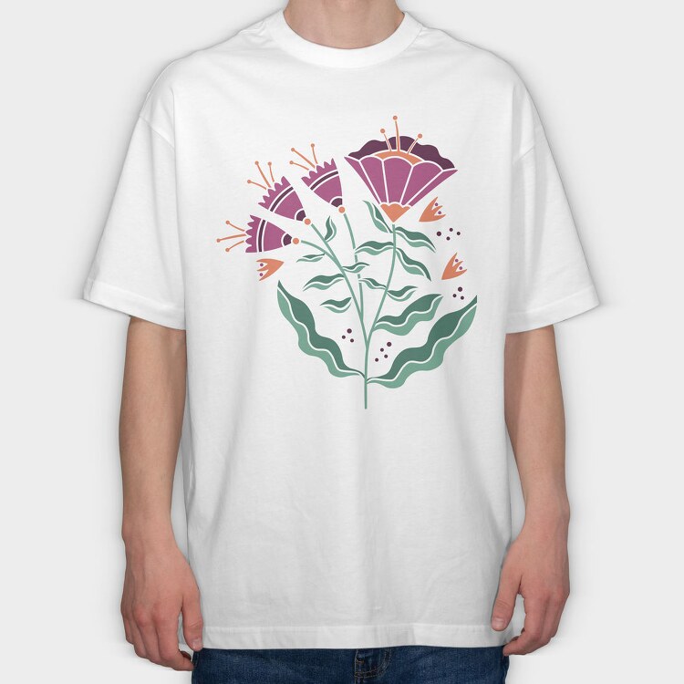 Nature Botanical 14, Tricou Oversize Barbati (Unisex)