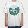 Nature Scenery, Tricou Oversize Barbati (Unisex)