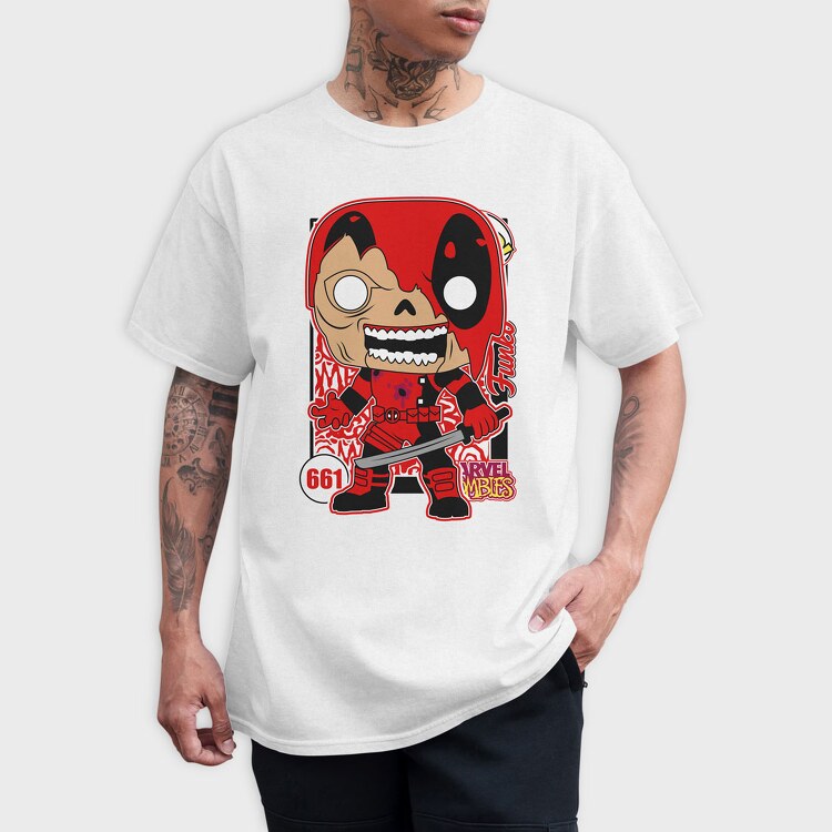 Funko Marvel Zombies deadpool, Tricou Barbati (Unisex)