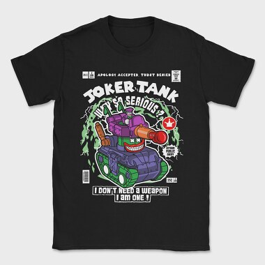 Joker Tank Chaos, Tricou Barbati (Unisex)