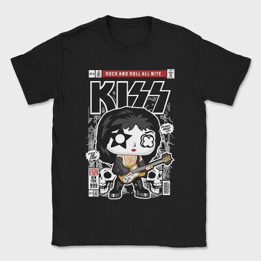Kiss Rock Roll, Tricou Barbati (Unisex)
