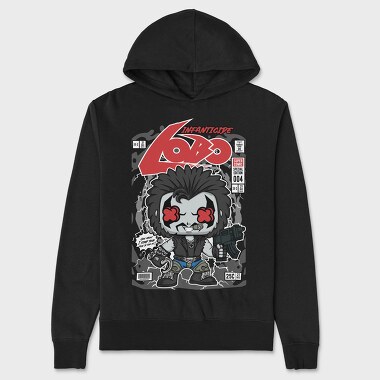 Lobos Edge, Hanorac Oversize Barbati (Unisex)