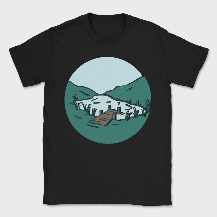 Nature Scenery, Tricou Barbati (Unisex)