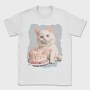 Cat Birthday Party B Day Kitten, Tricou Barbati (Unisex)