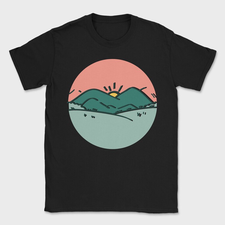 Nature Scenery 5, Tricou Barbati (Unisex)