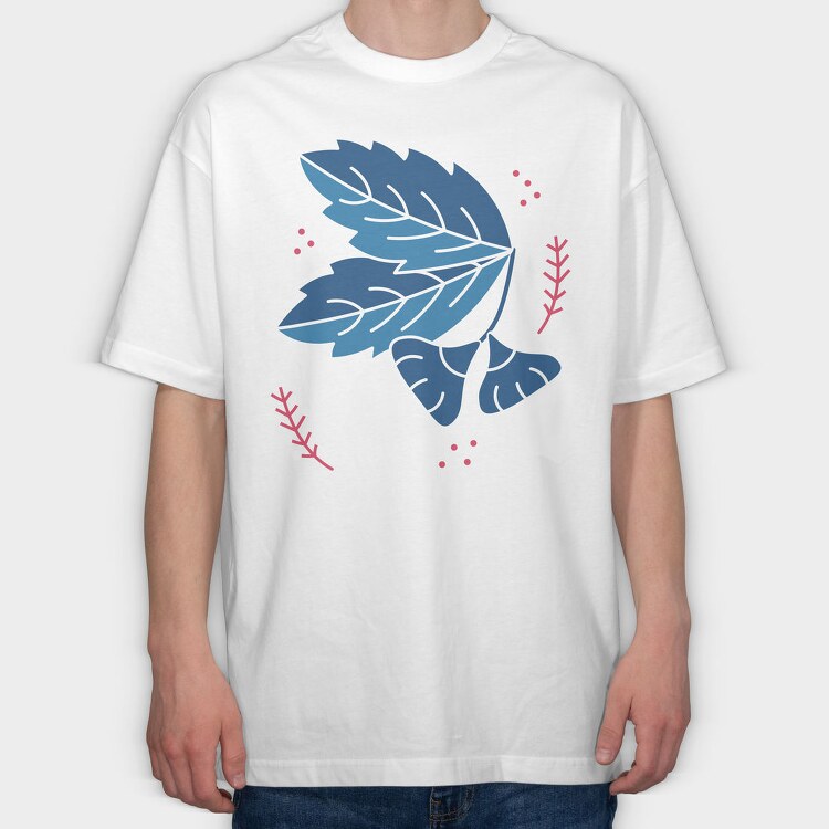 Nature Botanical 2, Tricou Oversize Barbati (Unisex)