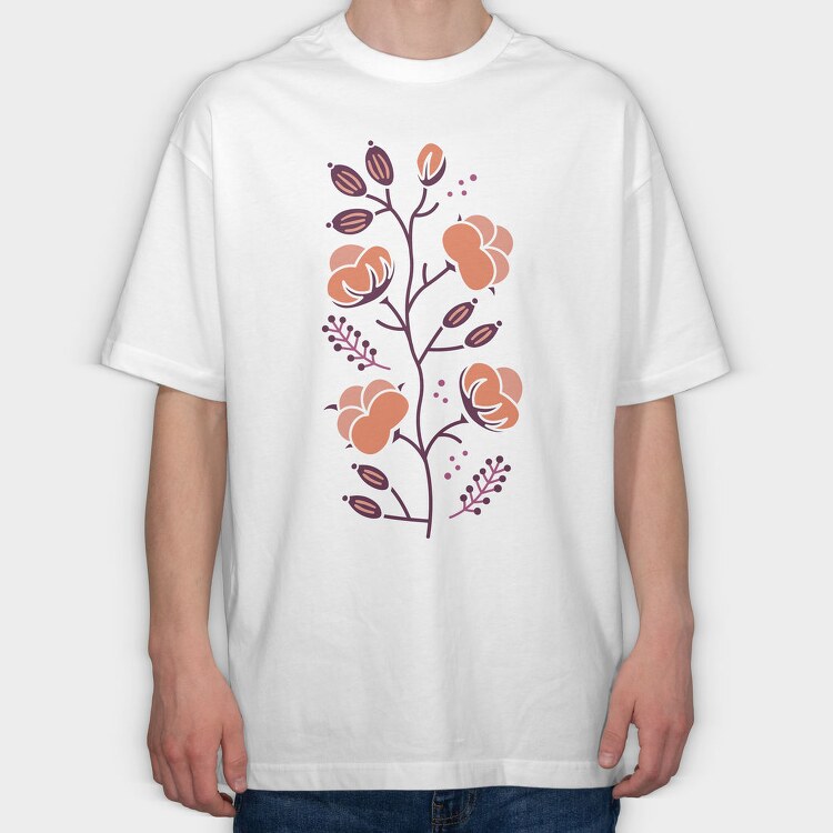 Nature Botanical 12, Tricou Oversize Barbati (Unisex)