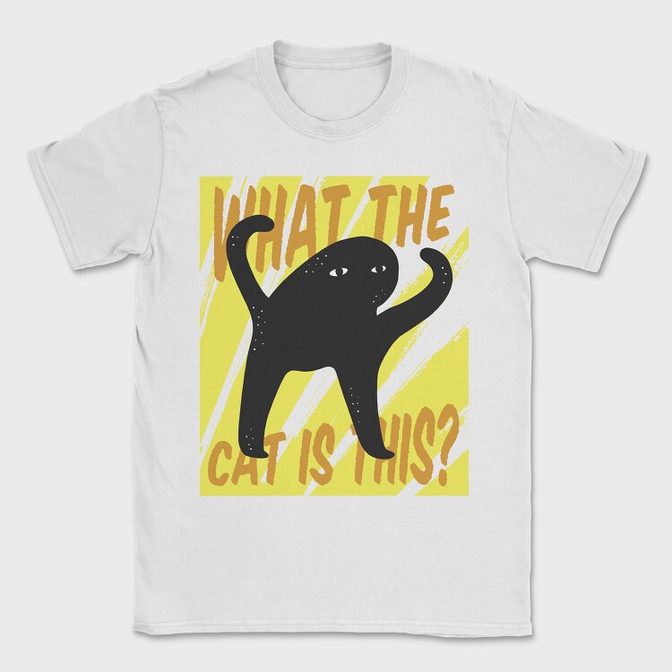Cat Creature What The, Tricou Barbati (Unisex)