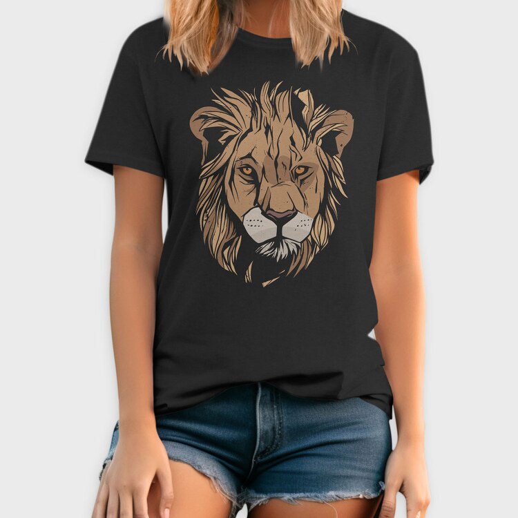 Lion Grunge, Tricou Barbati (Unisex)