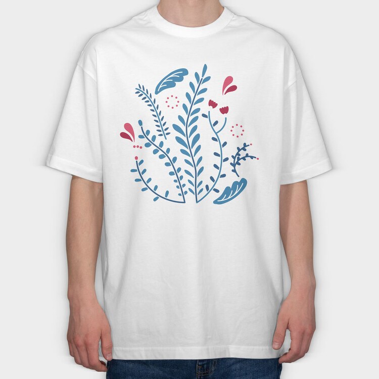 Nature Botanical 7, Tricou Oversize Barbati (Unisex)