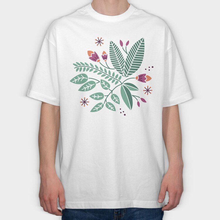 Nature Botanical 17, Tricou Oversize Barbati (Unisex)