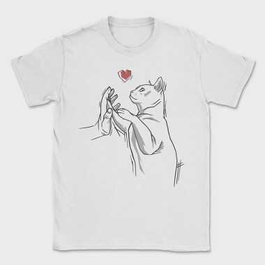 Cat Hand, Tricou Barbati (Unisex)