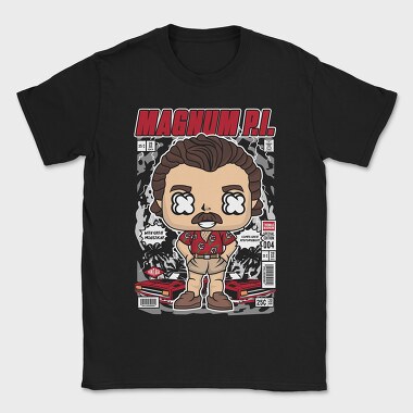 Magnus Mustache Man, Tricou Barbati (Unisex)