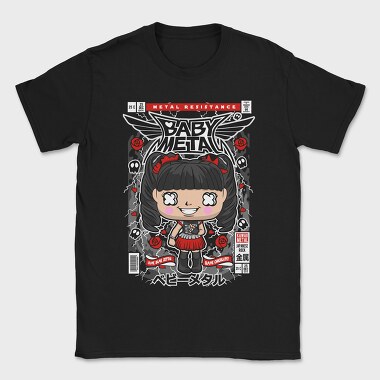 Metal Baby Kawaii, Tricou Barbati (Unisex)