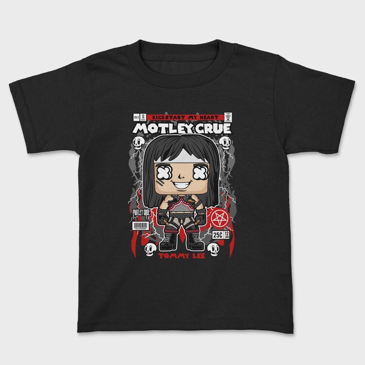 Motley Crue Pop Art, Tricou Copii