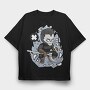 Ninja Warrior Strike, Tricou Oversize Barbati (Unisex)