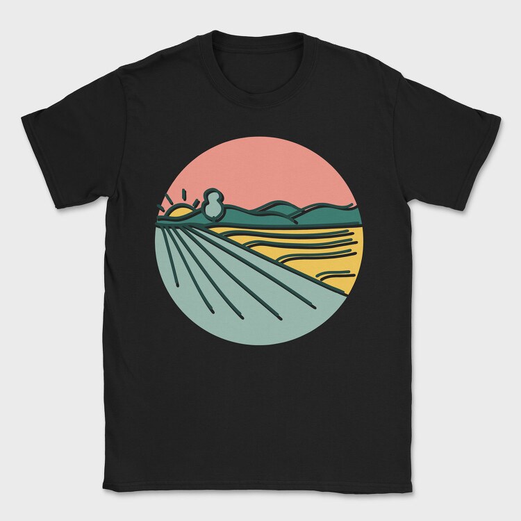 Nature Scenery 2, Tricou Barbati (Unisex)