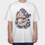 Mystic Wizard Scream, Tricou Oversize Barbati (Unisex)