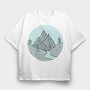Nature Scenery 1, Tricou Oversize Barbati (Unisex)