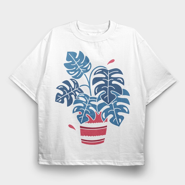 Nature Botanical, Tricou Oversize Barbati (Unisex)