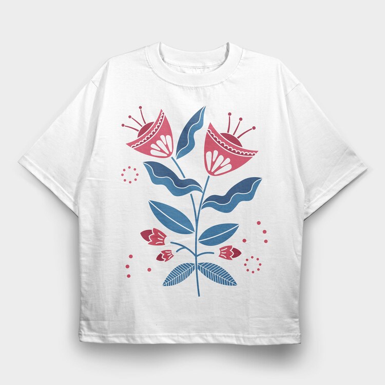 Nature Botanical 6, Tricou Oversize Barbati (Unisex)