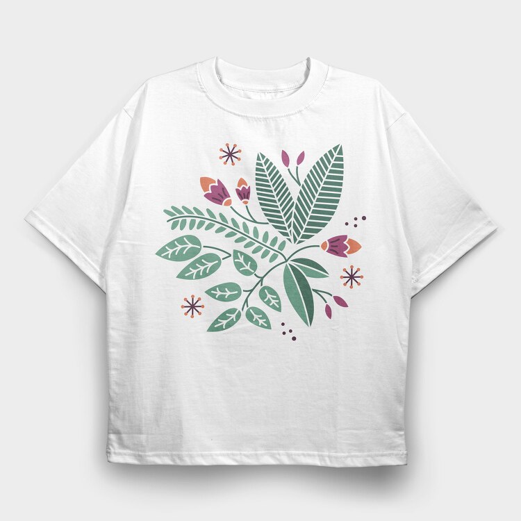 Nature Botanical 17, Tricou Oversize Barbati (Unisex)