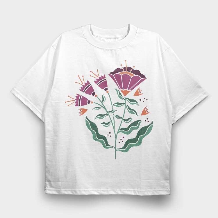 Nature Botanical 14, Tricou Oversize Barbati (Unisex)