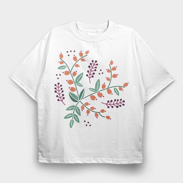 Nature Botanical 13, Tricou Oversize Barbati (Unisex)