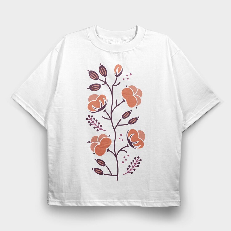 Nature Botanical 12, Tricou Oversize Barbati (Unisex)