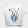 Nature Botanical 1, Tricou Oversize Barbati (Unisex)