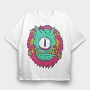 Monster Faces, Tricou Oversize Barbati (Unisex)