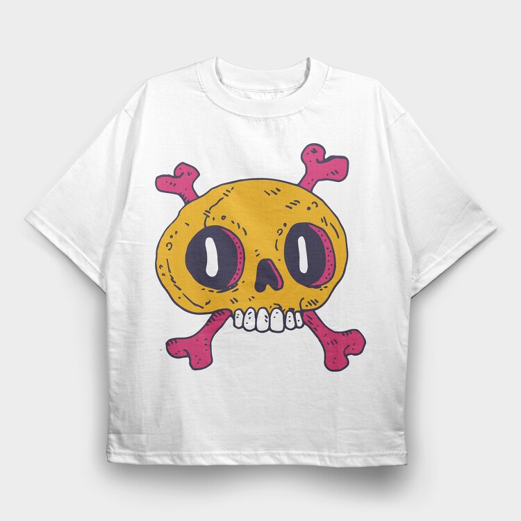 Monster Faces 5, Tricou Oversize Barbati (Unisex)