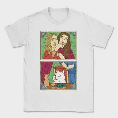 Cat Meme In Ottoman Style, Tricou Barbati (Unisex)