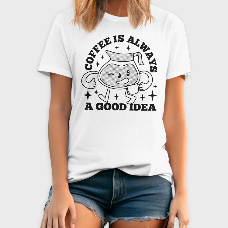 Good Idea Coffee, Tricou Barbati (Unisex)
