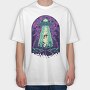 Alien Abduction, Tricou Oversize Barbati (Unisex)