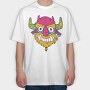 Monster Faces 3, Tricou Oversize Barbati (Unisex)