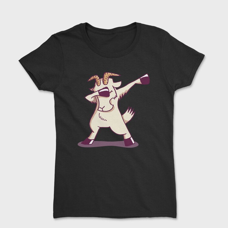 Dab Animal Comics Goat, Tricou Femei