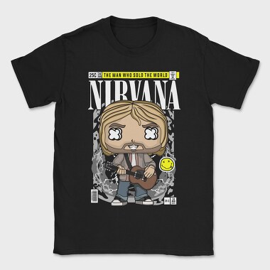 Nirvana Pop Icon, Tricou Barbati (Unisex)