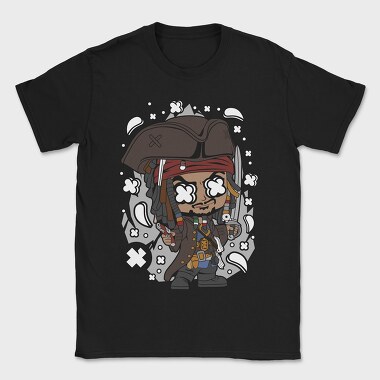 Pirate Captain Chic, Tricou Barbati (Unisex)