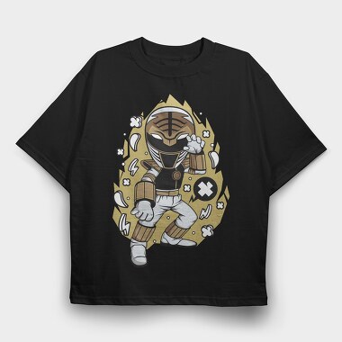 Power Ranger Storm, Tricou Oversize Barbati (Unisex)