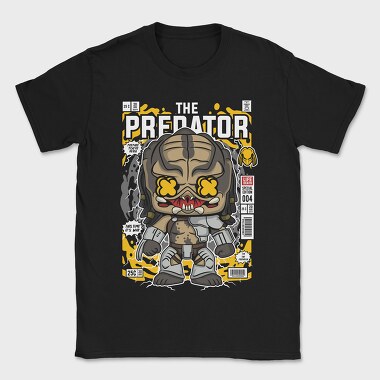 Predator X Comic Chibi, Tricou Barbati (Unisex)
