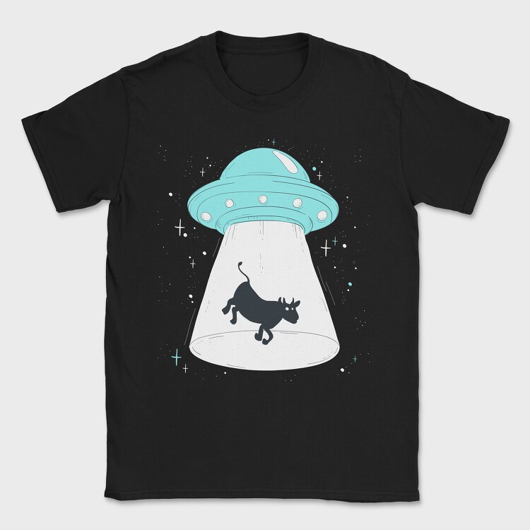 Cow Ufo, Tricou Barbati (Unisex)
