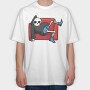 Lazy Grim Reaper, Tricou Oversize Barbati (Unisex)