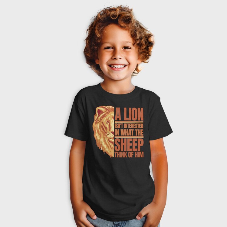 Lion Quote, Tricou Copii